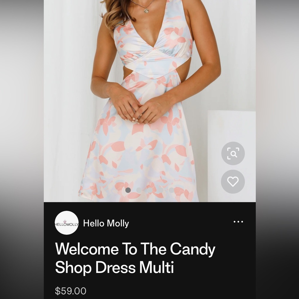 Size Small “Welcome to the candy shop” dress, never been worn, still has tag.